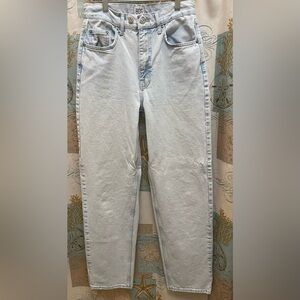 BDG Urban Outfitters High Rise Baggy Light Wash Womens Denim Blue Jeans 27